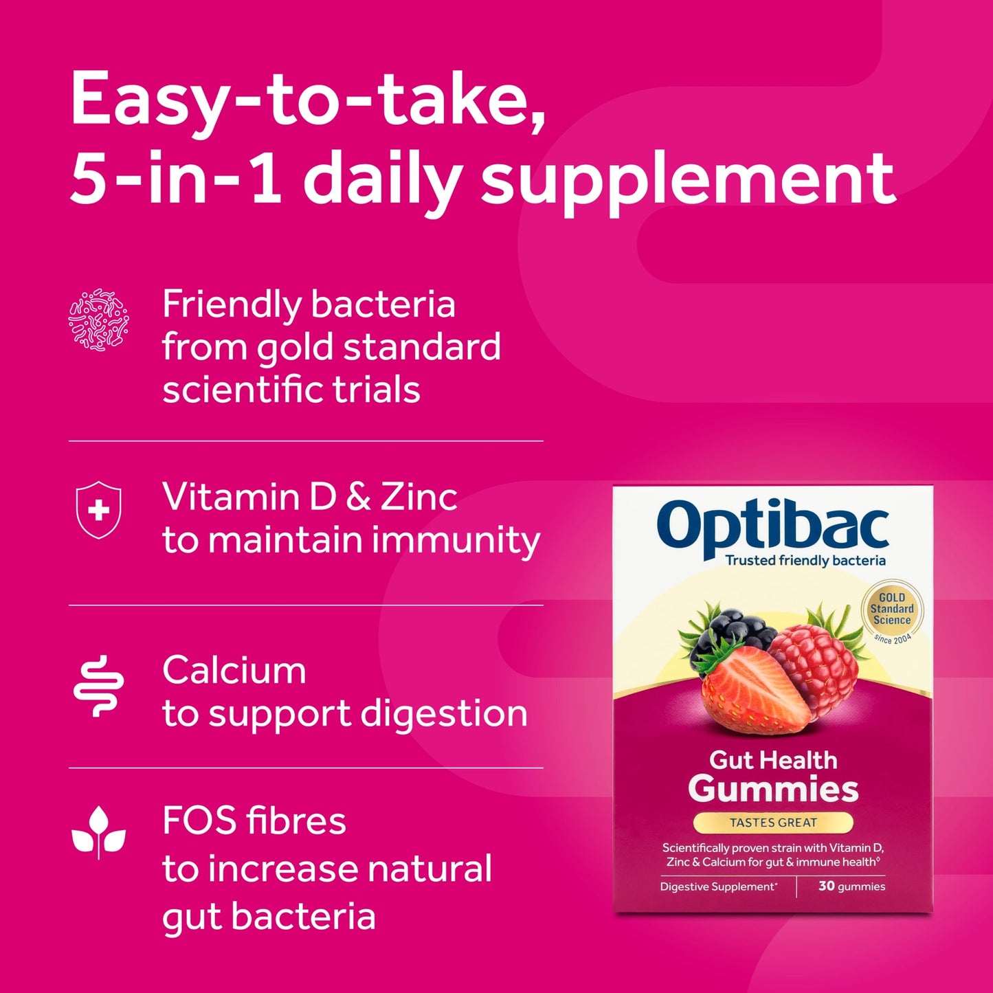 Optibac Probiotics Gut Health Gummies 30s — image 3