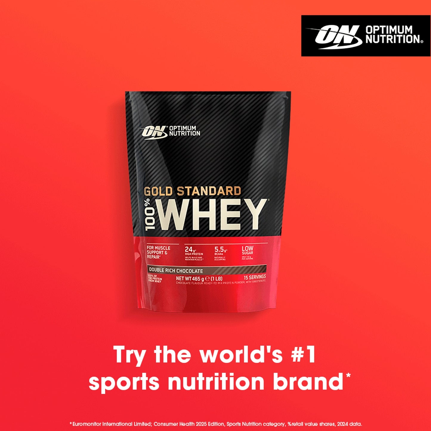 Optimum Gold Standard 100% Whey Chocolate 465G — image 3