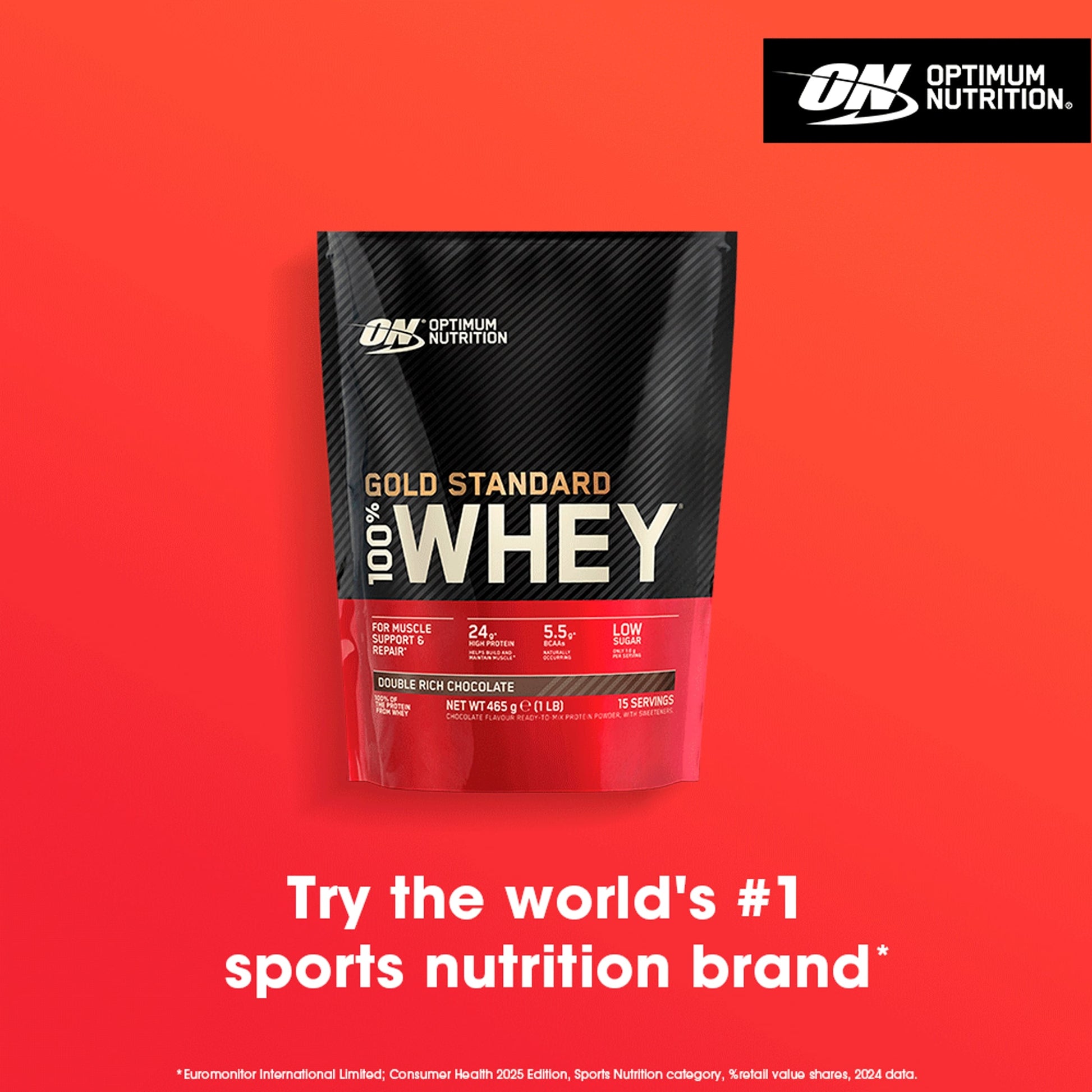 Optimum Gold Standard 100% Whey Chocolate 465G — image 3