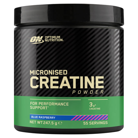 Optimum Nutrition Flavoured Creatine Powder Blue Raspberry 247.5g — image 1