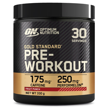 Optimum Nutrition Gold Standard Pre-Workout Supplement - Fruit Punch 330g — image 1