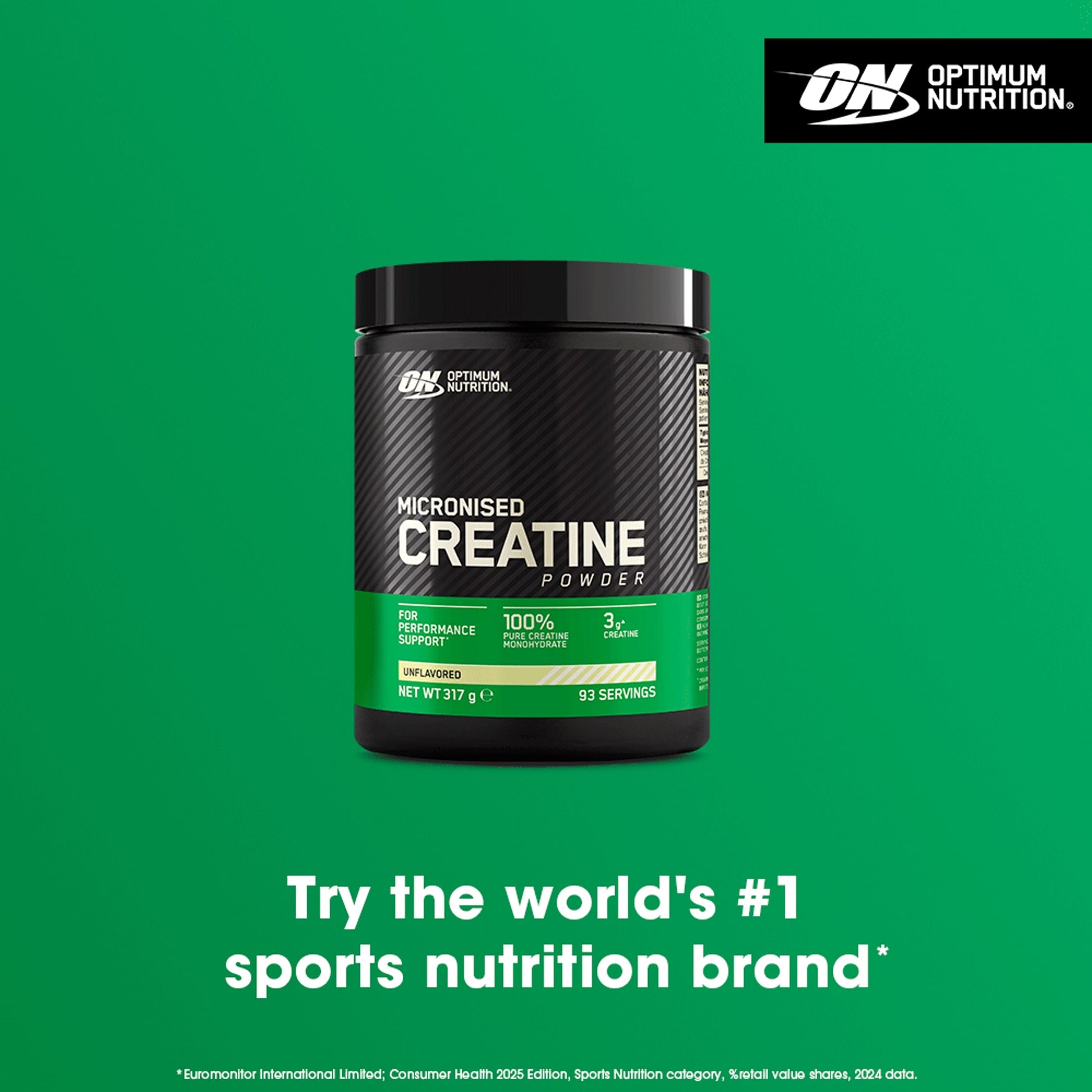 Optimum Nutrition Micronised Creatine Powder - UnFlavoured 317g — image 3