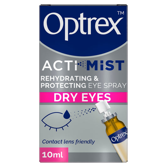 Optrex ActiMist Double Action Spray Dry Irritated Eyes 10ml — image 1