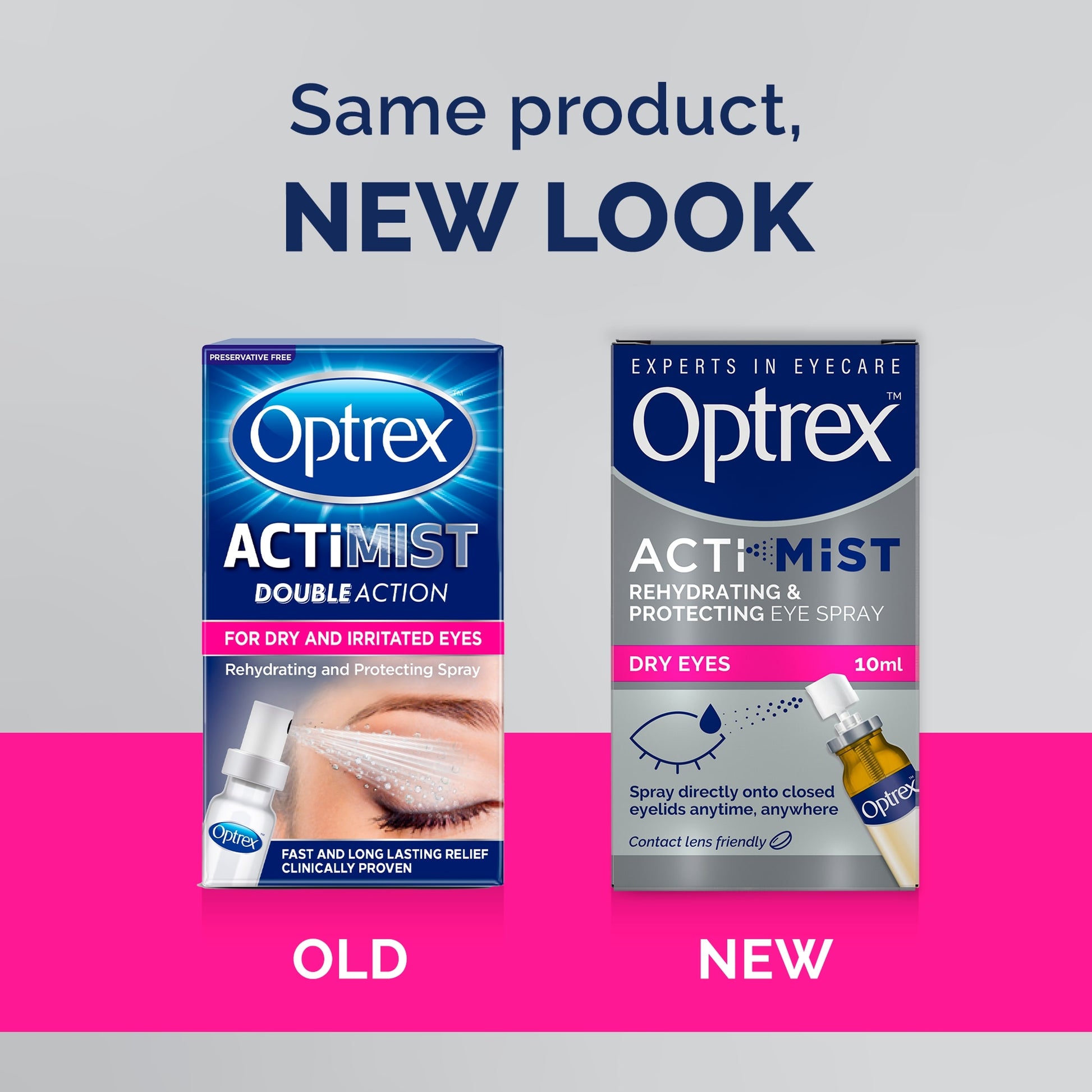 Optrex ActiMist Double Action Spray Dry Irritated Eyes 10ml — image 2