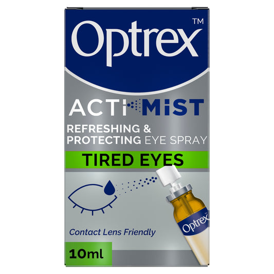 Optrex ActiMist Double Action Spray Tired Strained Eyes 10ml — image 1