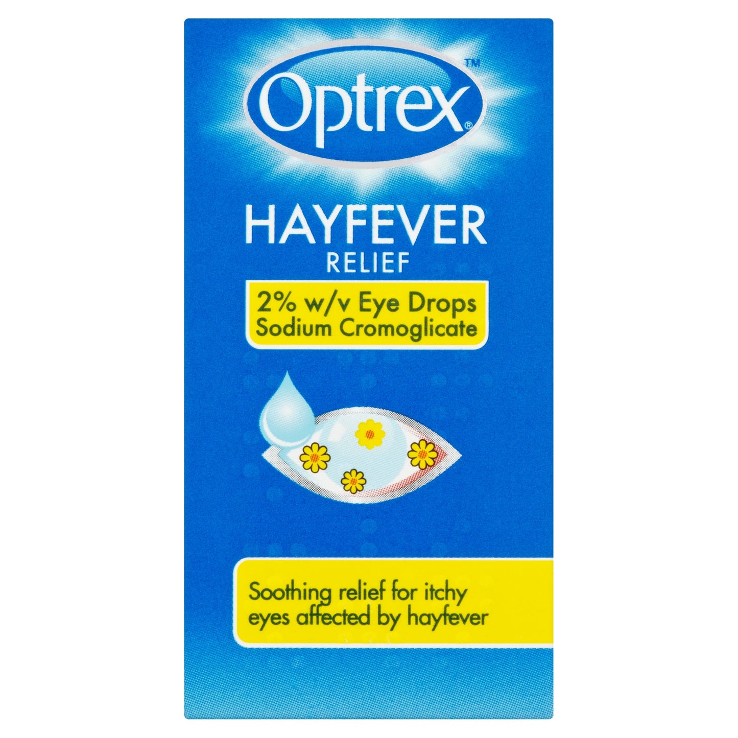 Optrex Hayfever Relief Eye Drops 2% W/V, Itchy Eyes 10ml — image 1