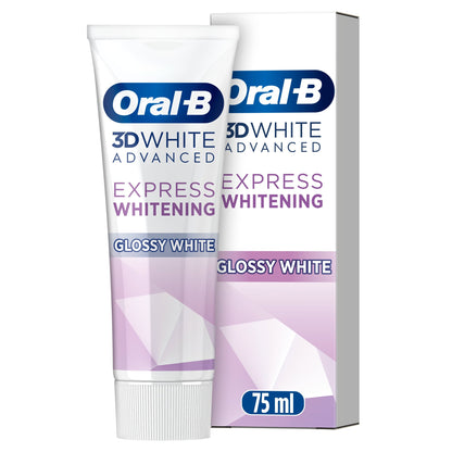 Oral-B 3D White Glossy White Eucalyptus Mint Toothpaste 75Ml — image 1