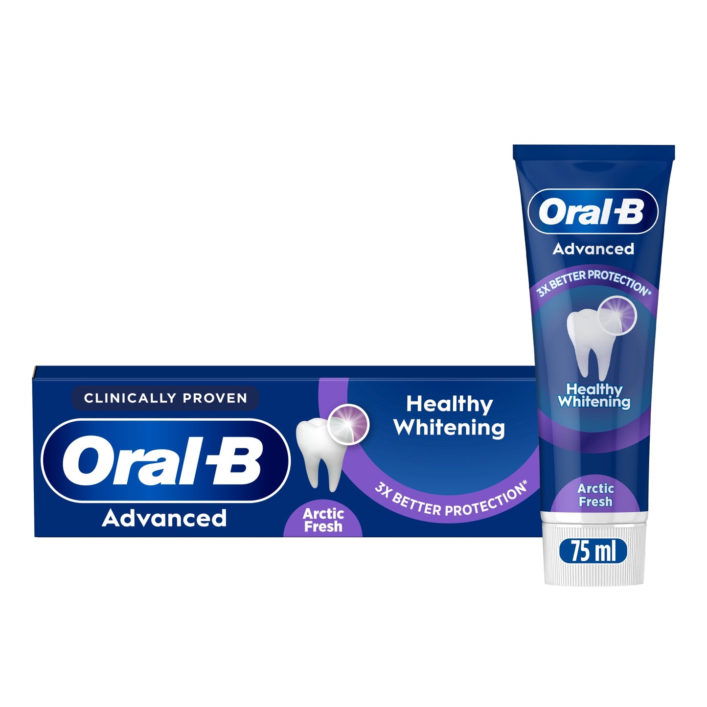 Oral-B Advanced Healthy Whitening Toothpaste 75ml — image 1