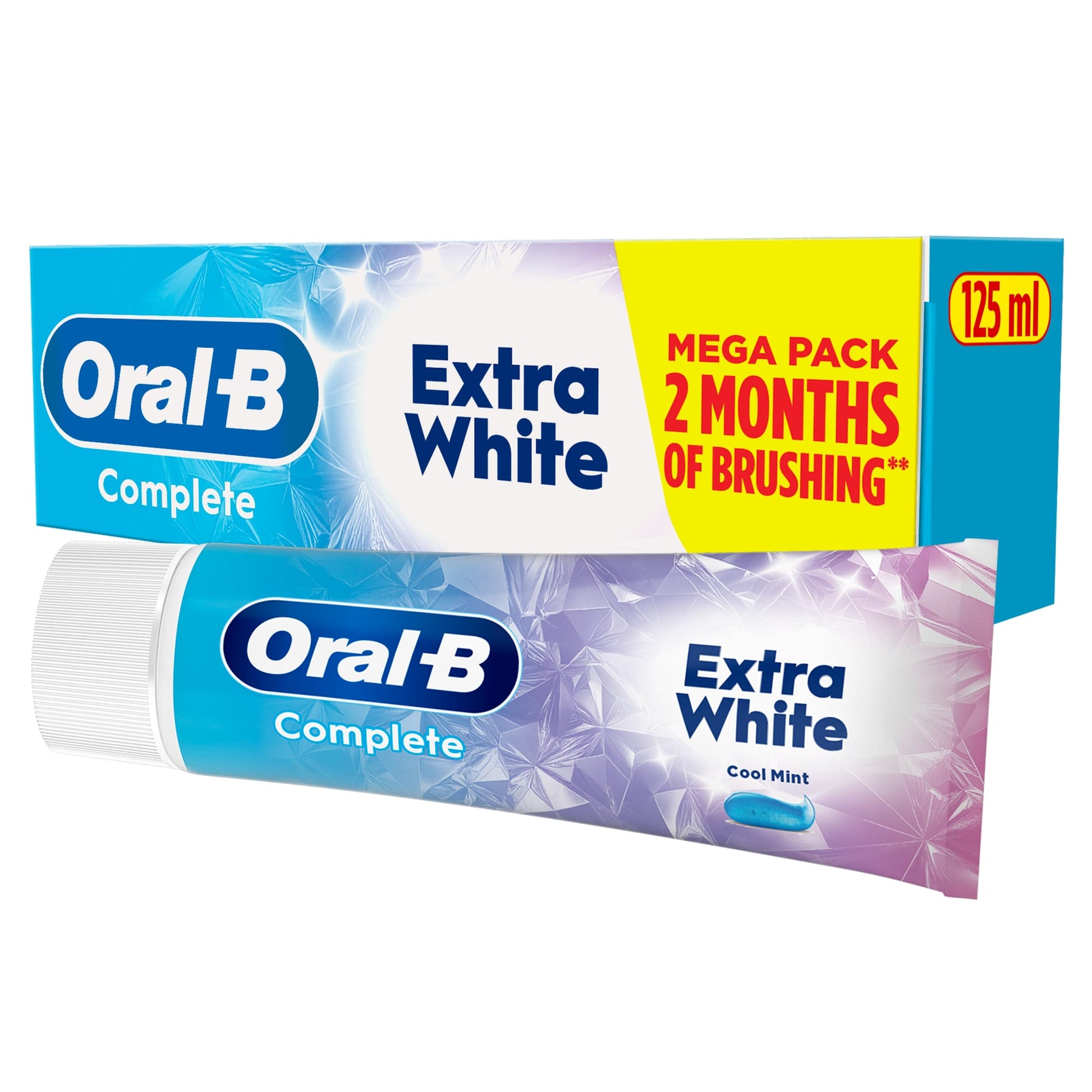 Oral-B Complete Extra White Toothpaste Clean Mint 125ml — image 1