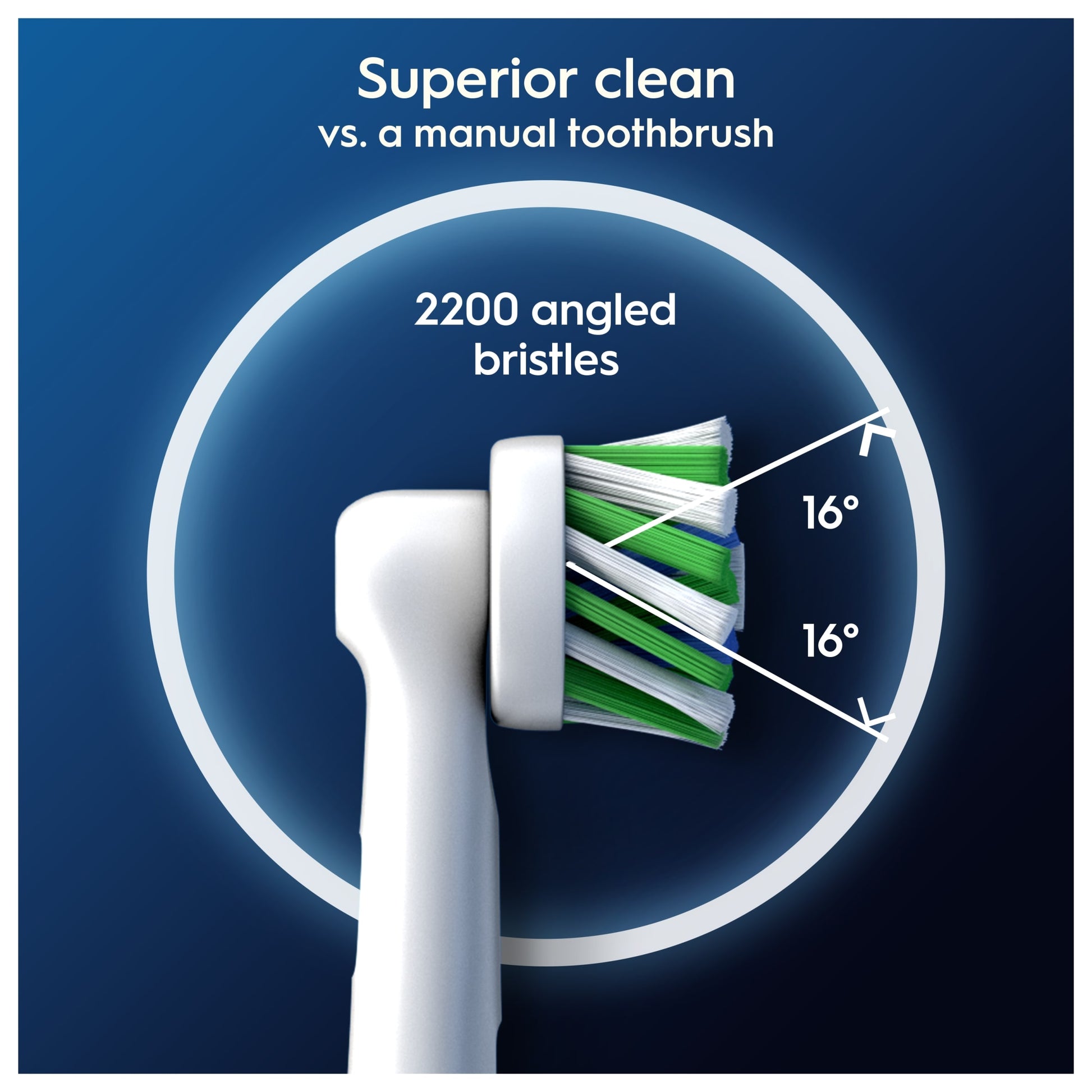 Oral-B Cross Action White Electric Toothbrush Replacement Heads 8 pack — image 4