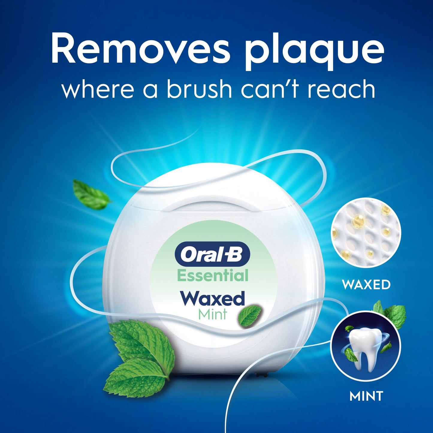 Oral-B Essential Floss Waxed Mint 2 Pack — image 2
