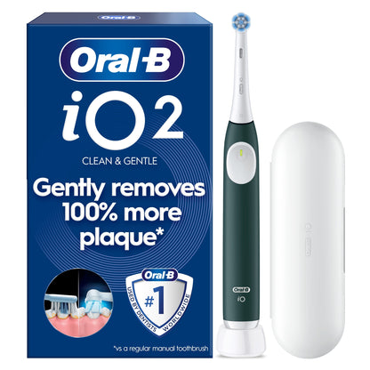 Oral-B iO Series 2 Clean & Care Green Electric Toothbrush & Travel Case — image 1