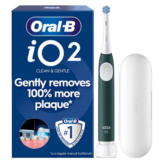 Oral-B Io Series 2 Clean & Care Green Electric Toothbrush & Travel