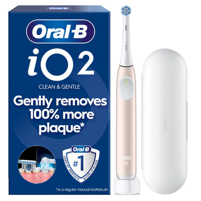 Oral-B iO Series 2 Clean & Care Pink Electric Toothbrush and Travel Case — image 1