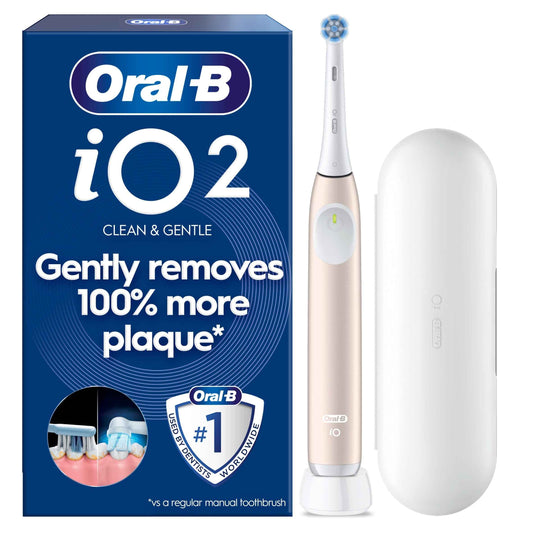 Oral-B Io Series 2 Clean & Care Pink Electric Toothbrush And Travel