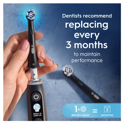 Oral-B iO Ultimate Clean Black Replacement Electric Toothbrush Heads 2 Pack — image 4