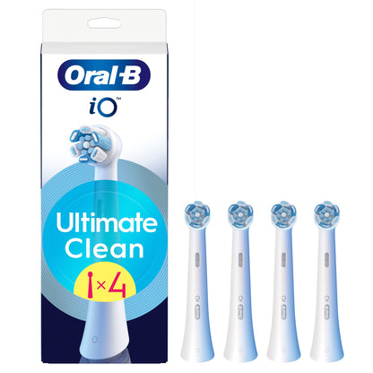 Oral-B iO Ultimate Clean White Toothbrush Heads 4 Pack — image 1