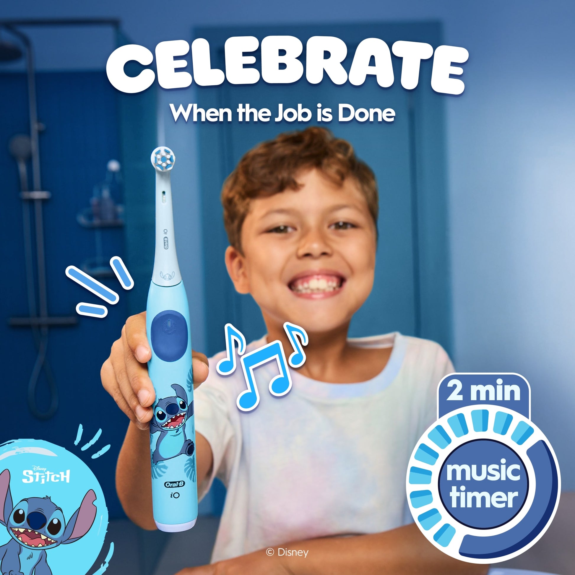 Oral-B iO2 Kids Disney Stitch Edition Electric Toothbrush — image 5