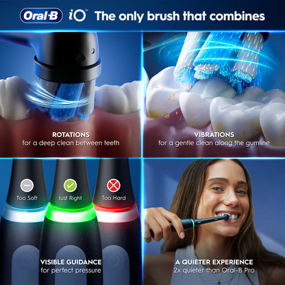 Oral-B Io3 Matte Black Electric Toothbrush Plus Travel Case — image 4