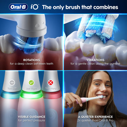 Oral-B Io3 Pink Electric Toothbrush & Travel Case — image 4