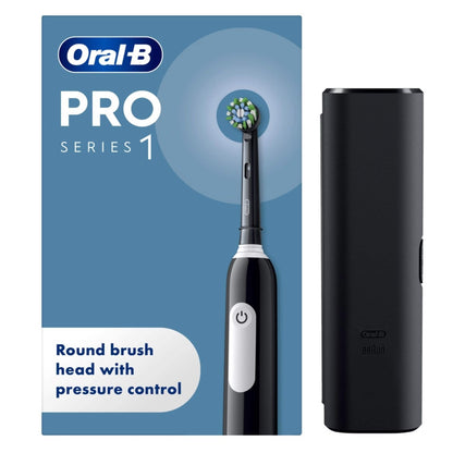 Oral-B Pro 1 Electric Toothbrush & Case Black — image 1
