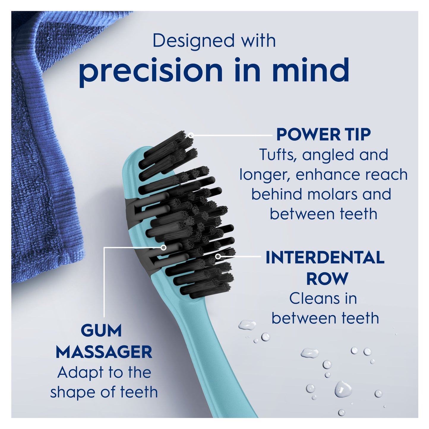 Oral-B Pro 3D White Medium Manual Toothbrush — image 2