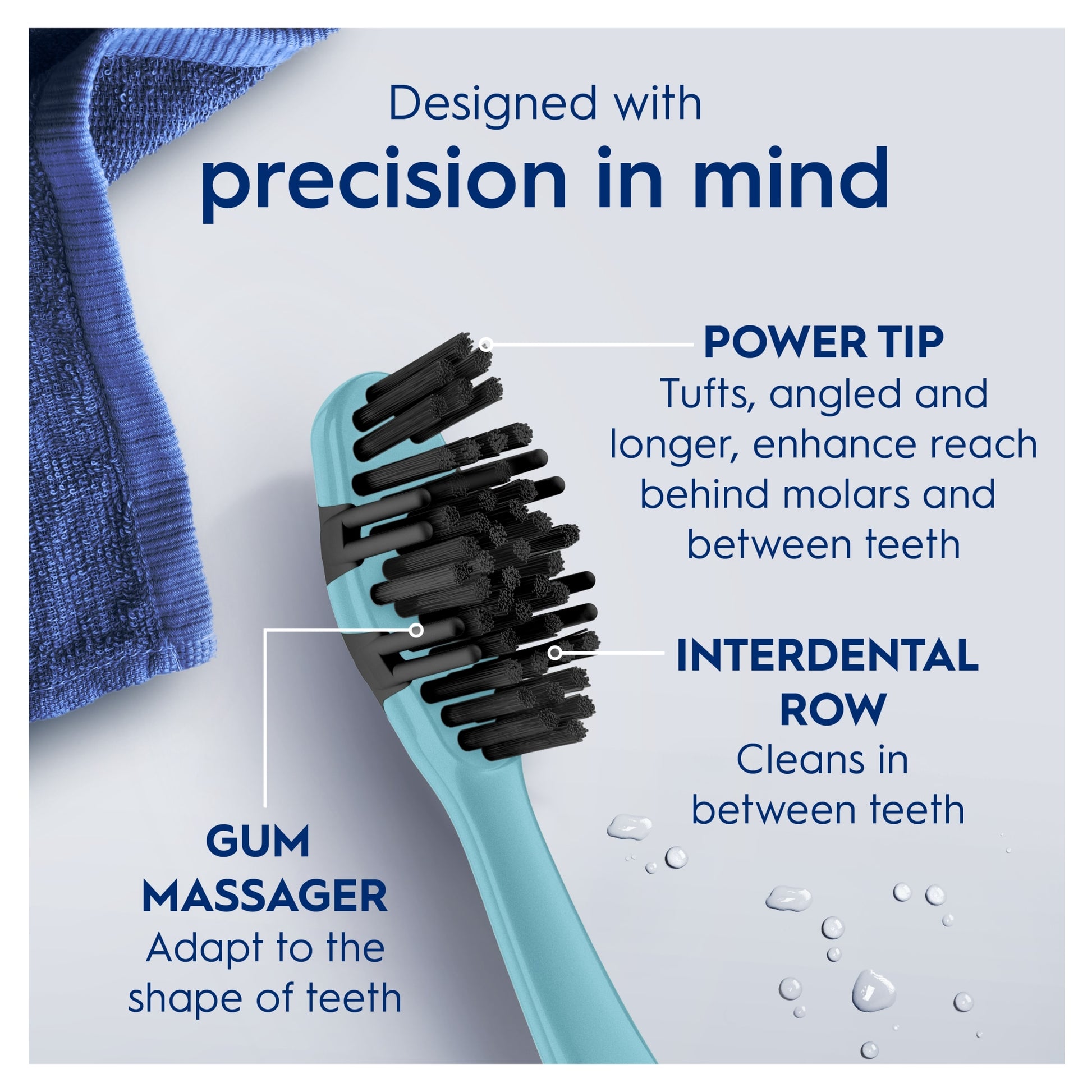 Oral-B Pro 3D White Medium Manual Toothbrush — image 2