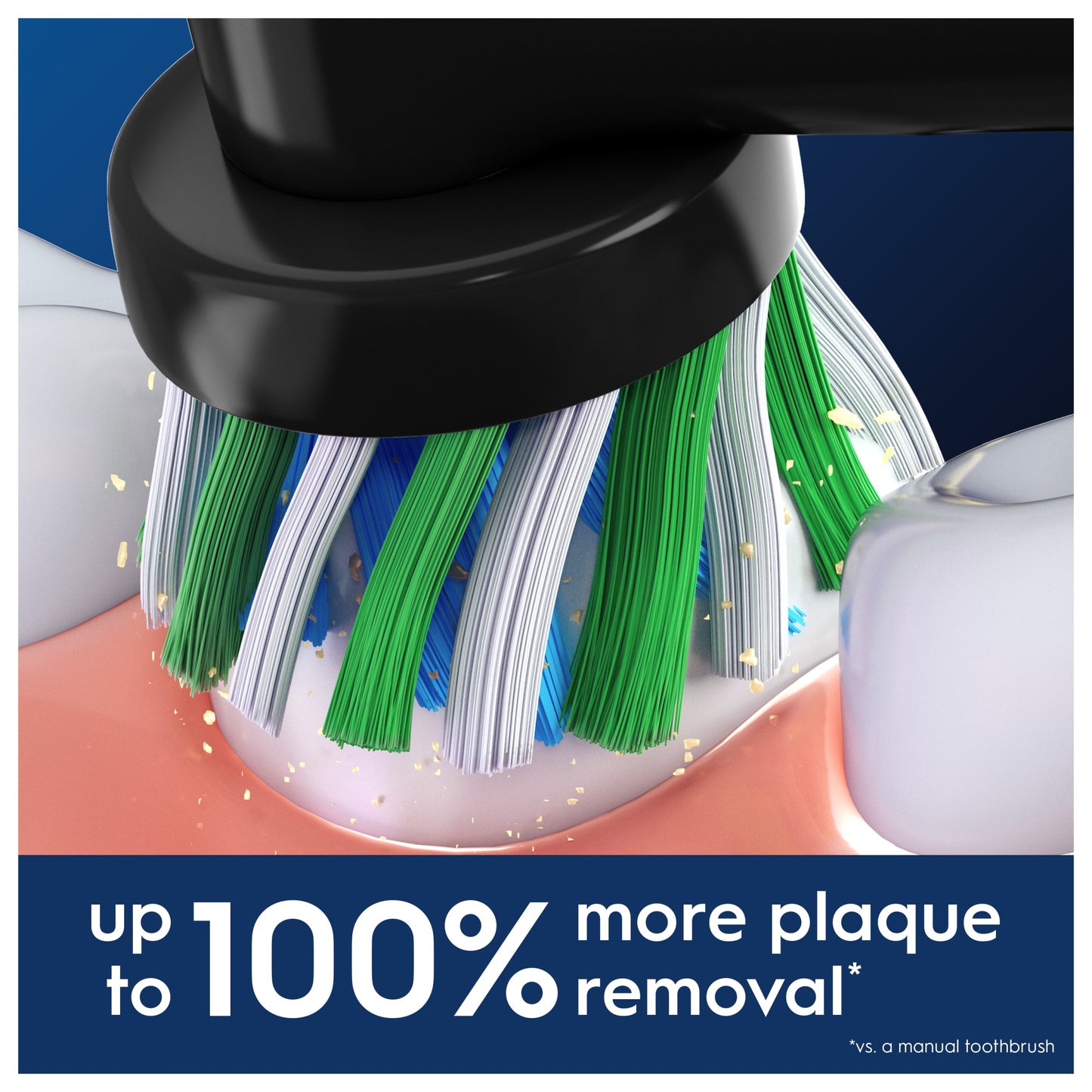 Oral-B Pro Cross Action Black Electric Toothbrush Replacement Heads 8 pack — image 3