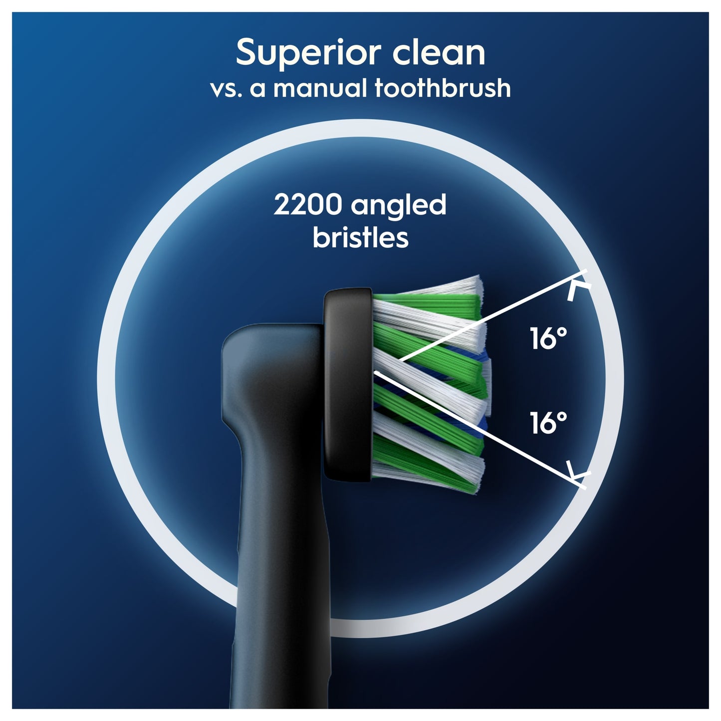 Oral-B Pro Cross Action Black Electric Toothbrush Replacement Heads 8 pack — image 4