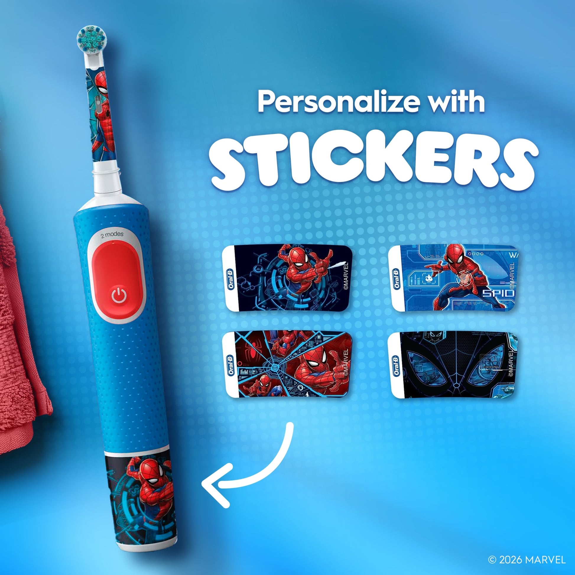 Oral-B Pro Kids 3+ Electric Toothbrush - Spider-Man — image 5