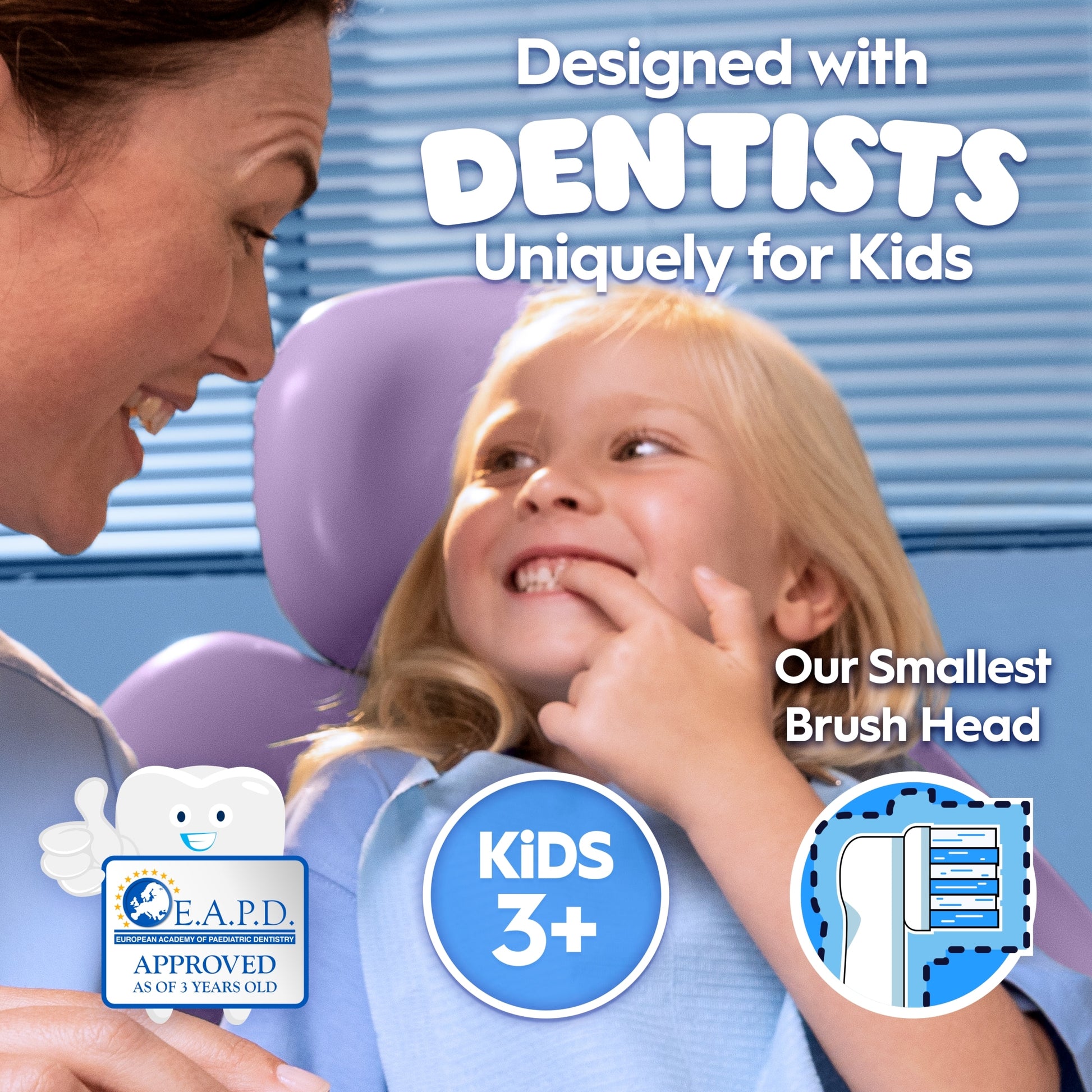 Oral-B Pro Kids 3+ Frozen Electric Toothbrush Replacement Heads 4 Pack — image 3
