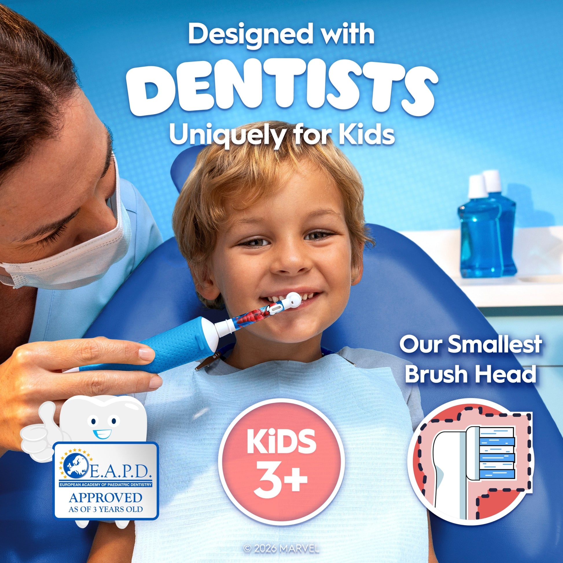 Oral-B Pro Kids Toothbrush Heads - Spiderman 4 Pack — image 3
