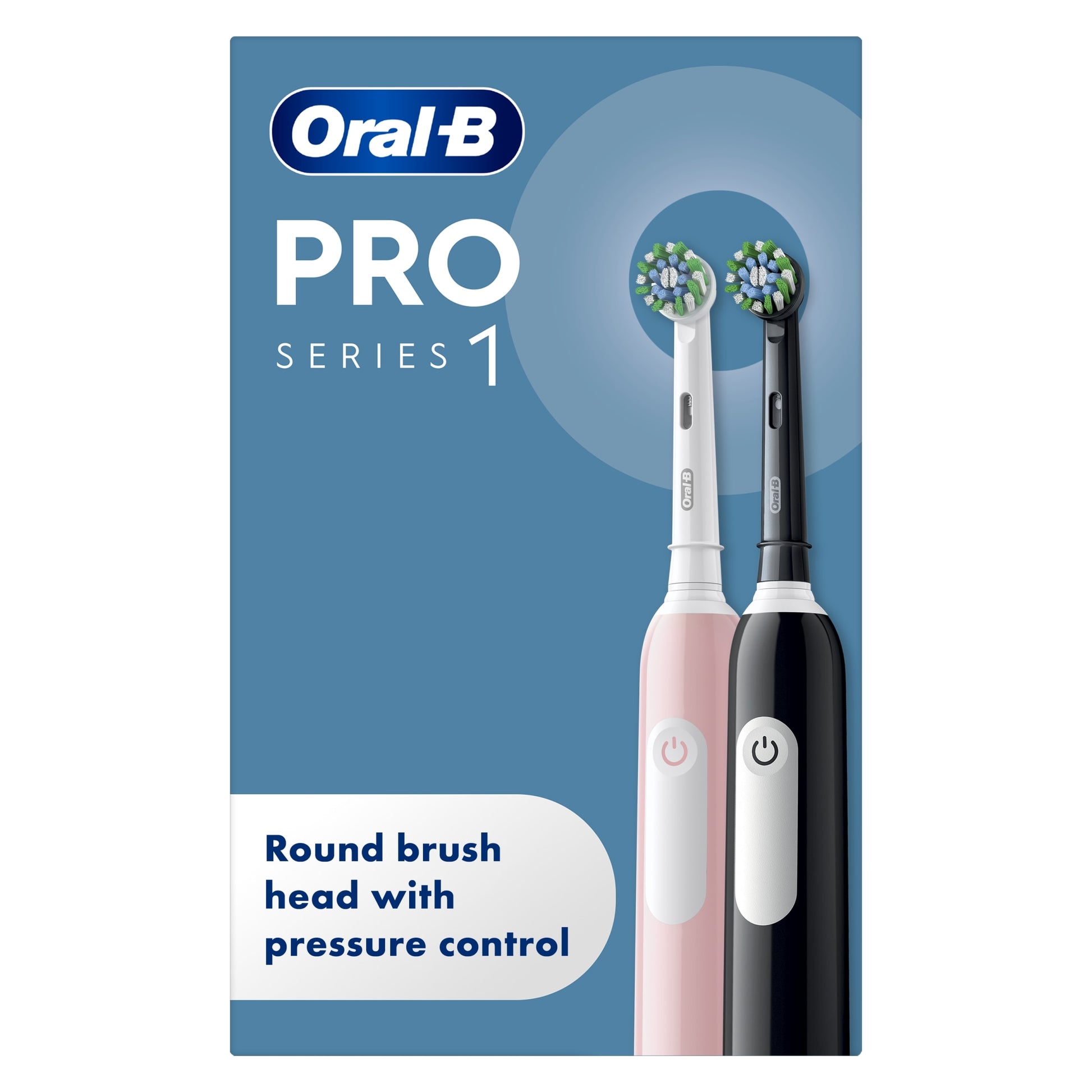 Oral B Pro Series Duo Electric Toothbrush Pink/Black — image 1