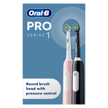 Oral B Pro Series Duo Electric Toothbrush Pink/Black — image 1