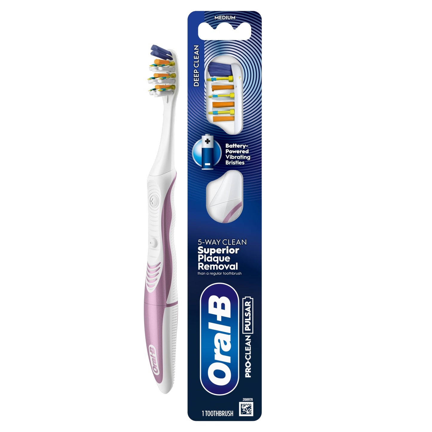 Oral-B Pulsar Pro Clean Medium Battery Toothbrush — image 1