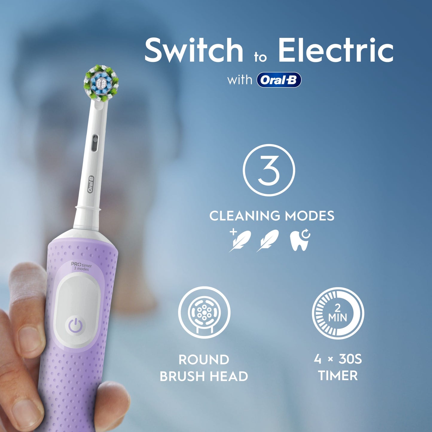 Oral-B Vitality Pro Electric Toothbrush - Lilac — image 2