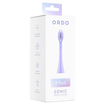 Ordo Sonic Brush Heads Pearl Violet & Lavender 4 Pack — image 1