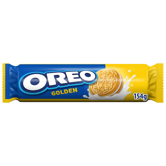 OREO Golden Cookie Sandwich Biscuits 154g — image 1
