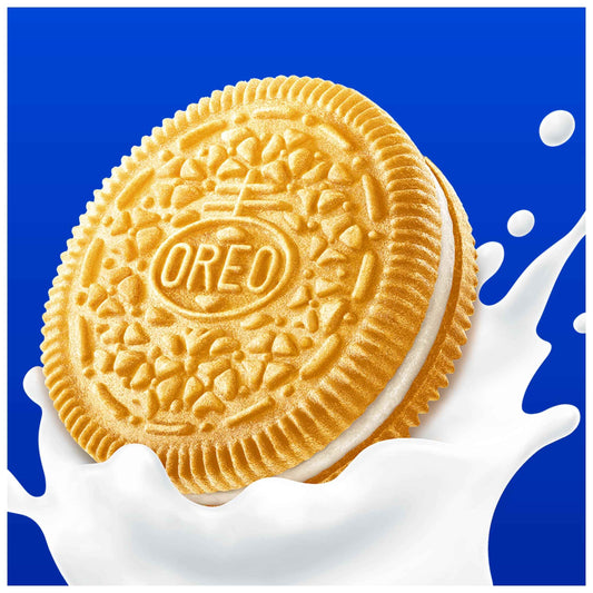 OREO Golden Cookie Sandwich Biscuits 154g