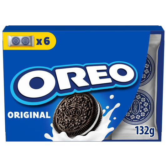 Oreo Lunchbox Vanilla Chocolate Cookies Multipack x 6 132g — image 1