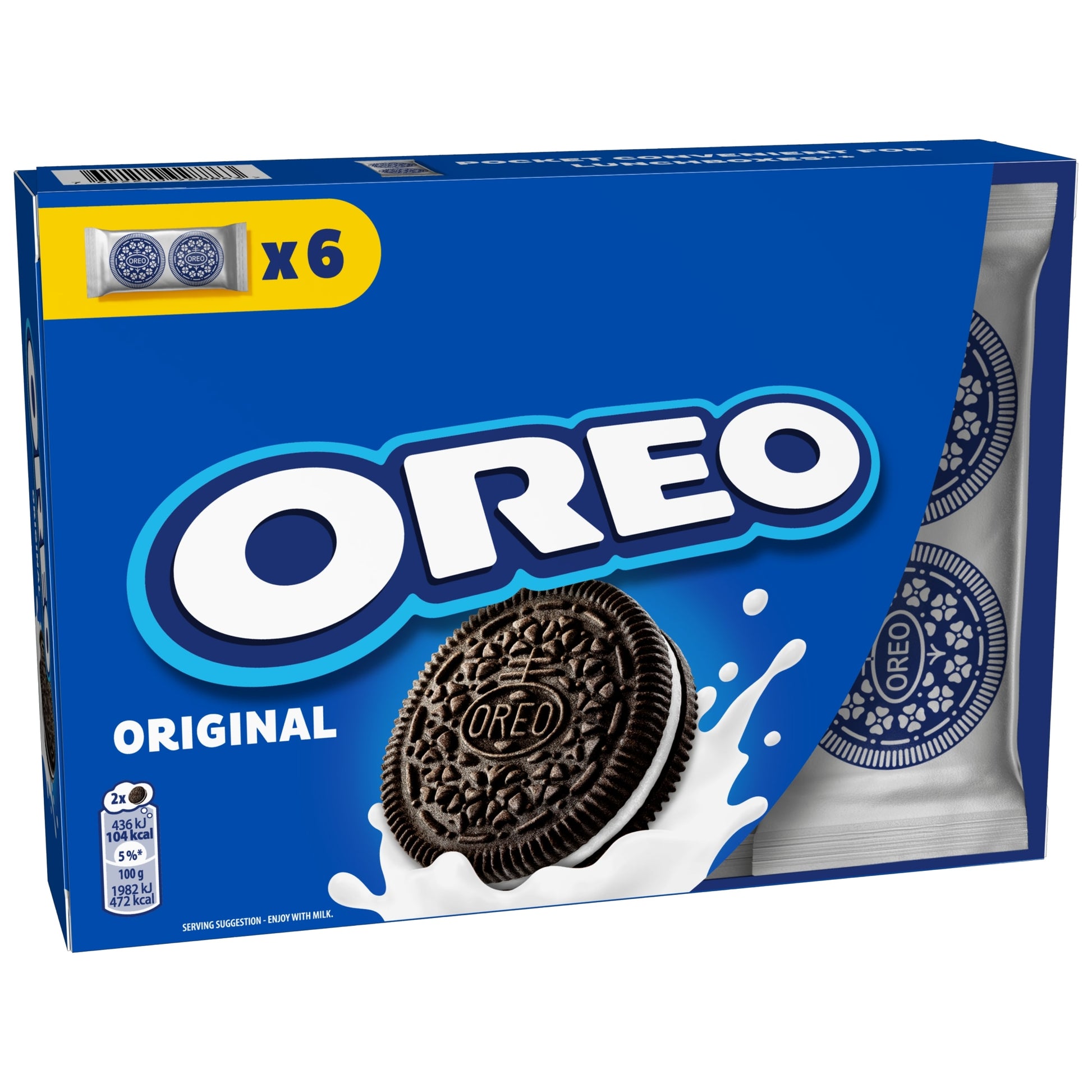 Oreo Lunchbox Vanilla Chocolate Cookies Multipack x 6 132g — image 4