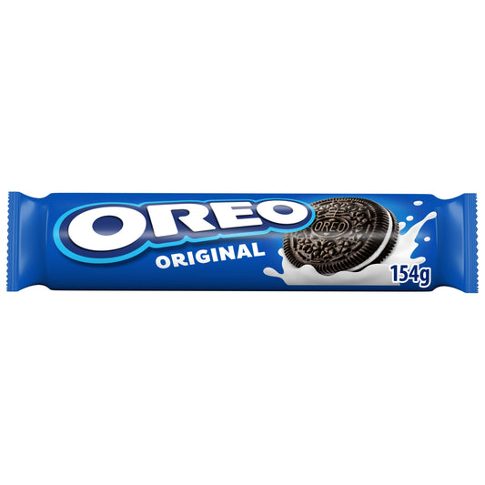 Oreo Vanilla Cookie Chocolate Sandwich Biscuits 154G — image 1