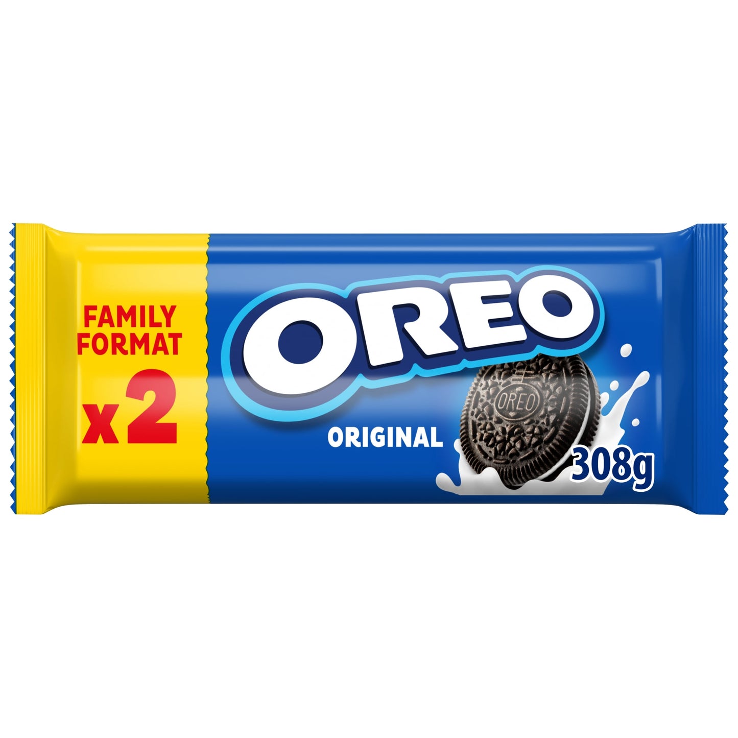 Oreo Vanilla Cookie Chocolate Sandwich Biscuits Twin Pack 2x154g — image 1