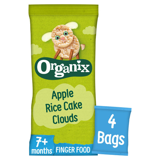 Organix Apple Rice Cake Clouds 4 Pack 72G — image 1