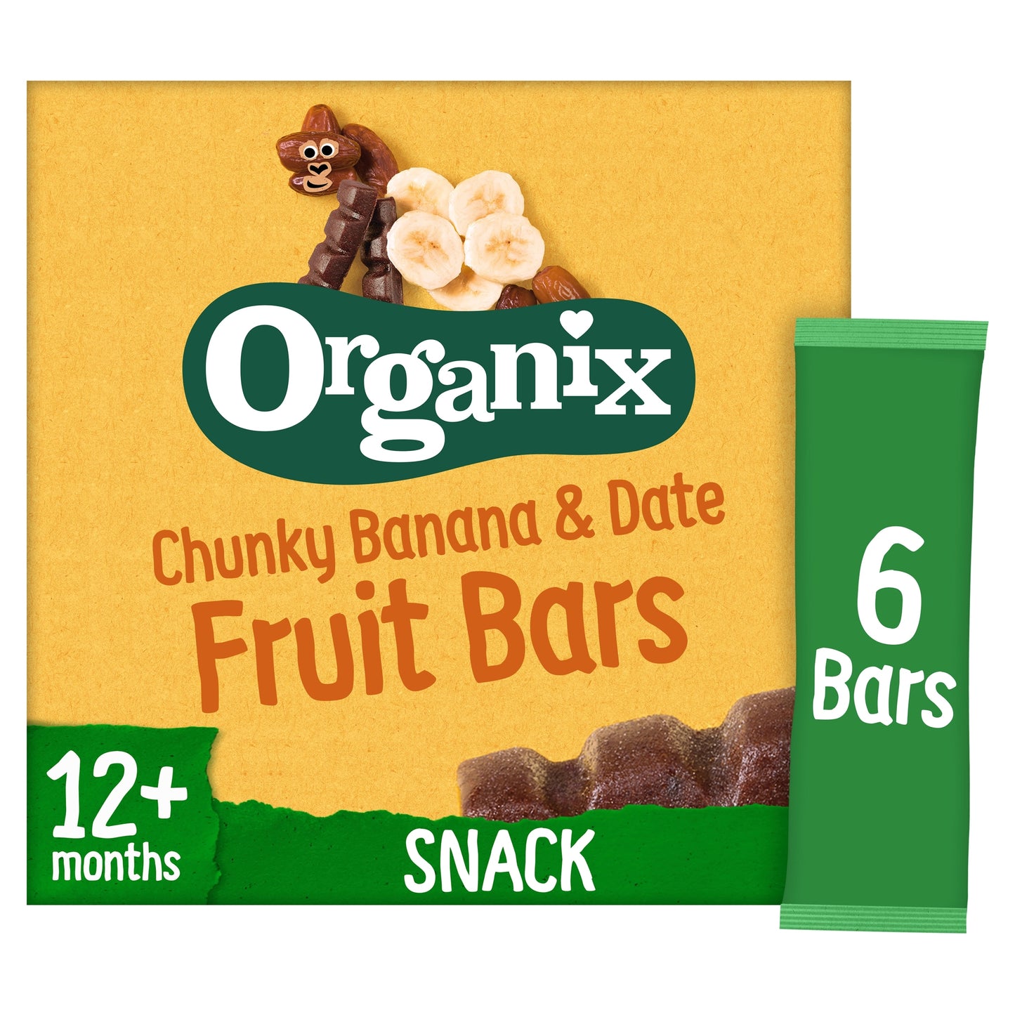 Organix Banana & Date 6 X 17G — image 1