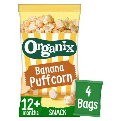 Organix Banana Puffcorn 4 X 10G — image 1