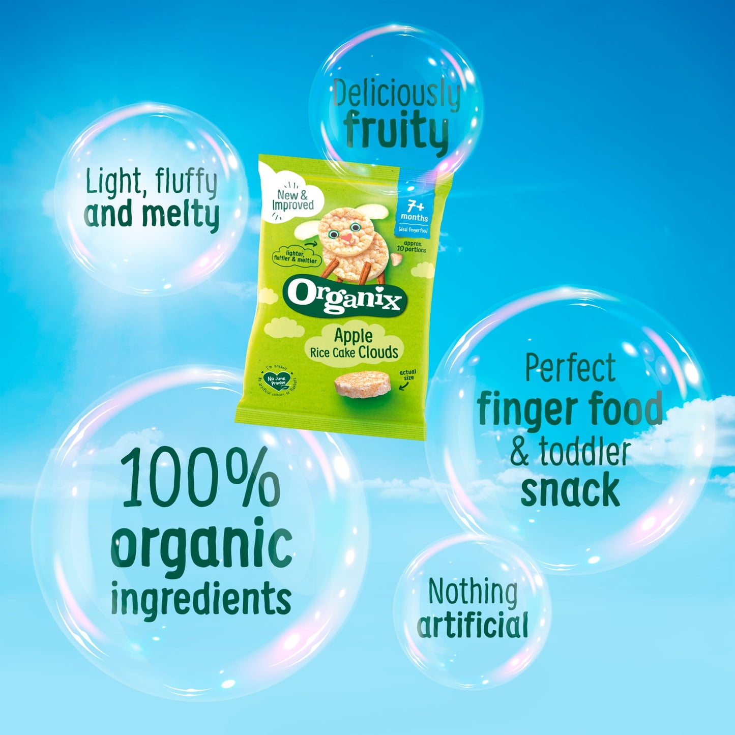 Organix Banana Rice Cake Clouds 40G — image 2