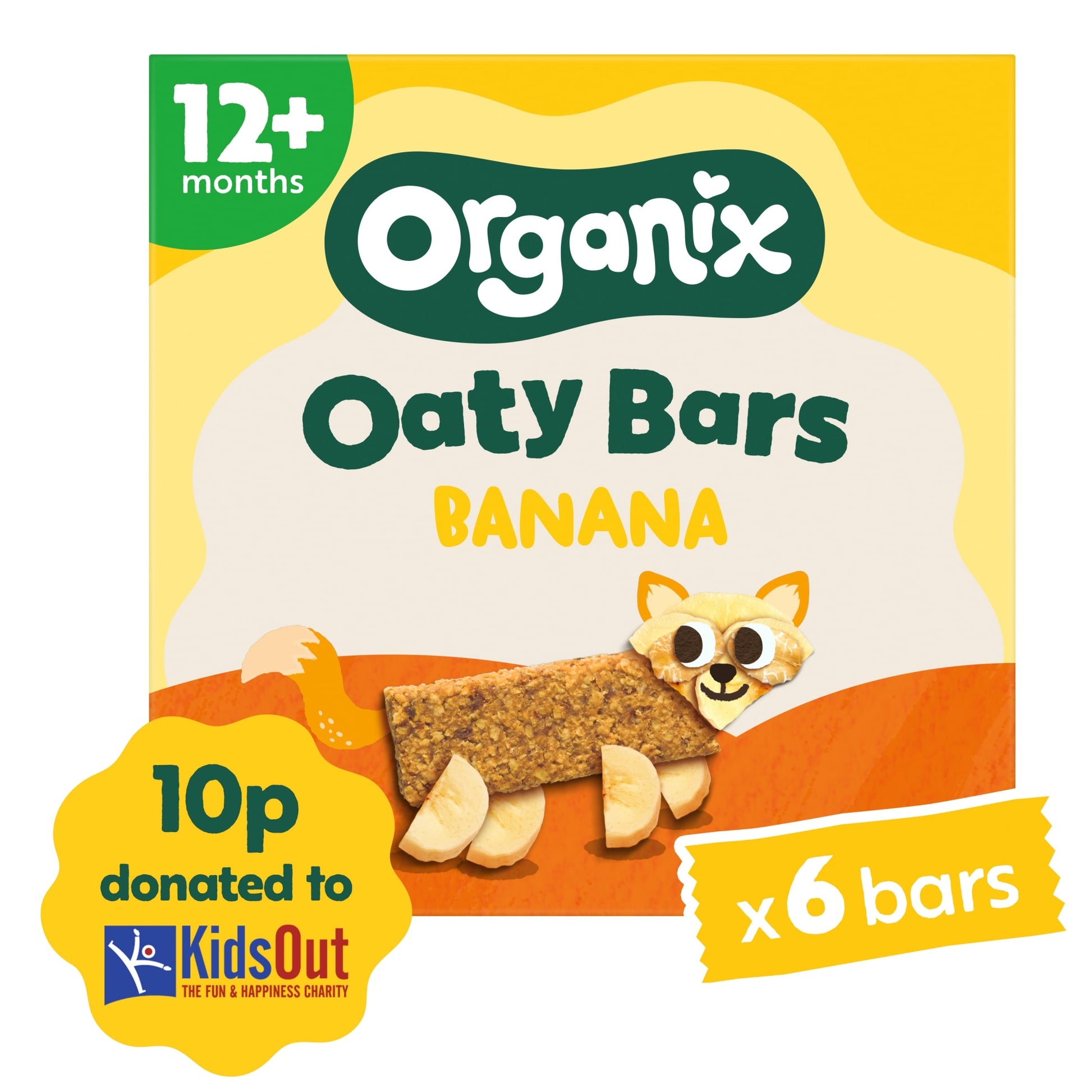 Organix Banana Soft Oaty Bars 6x23g — image 1