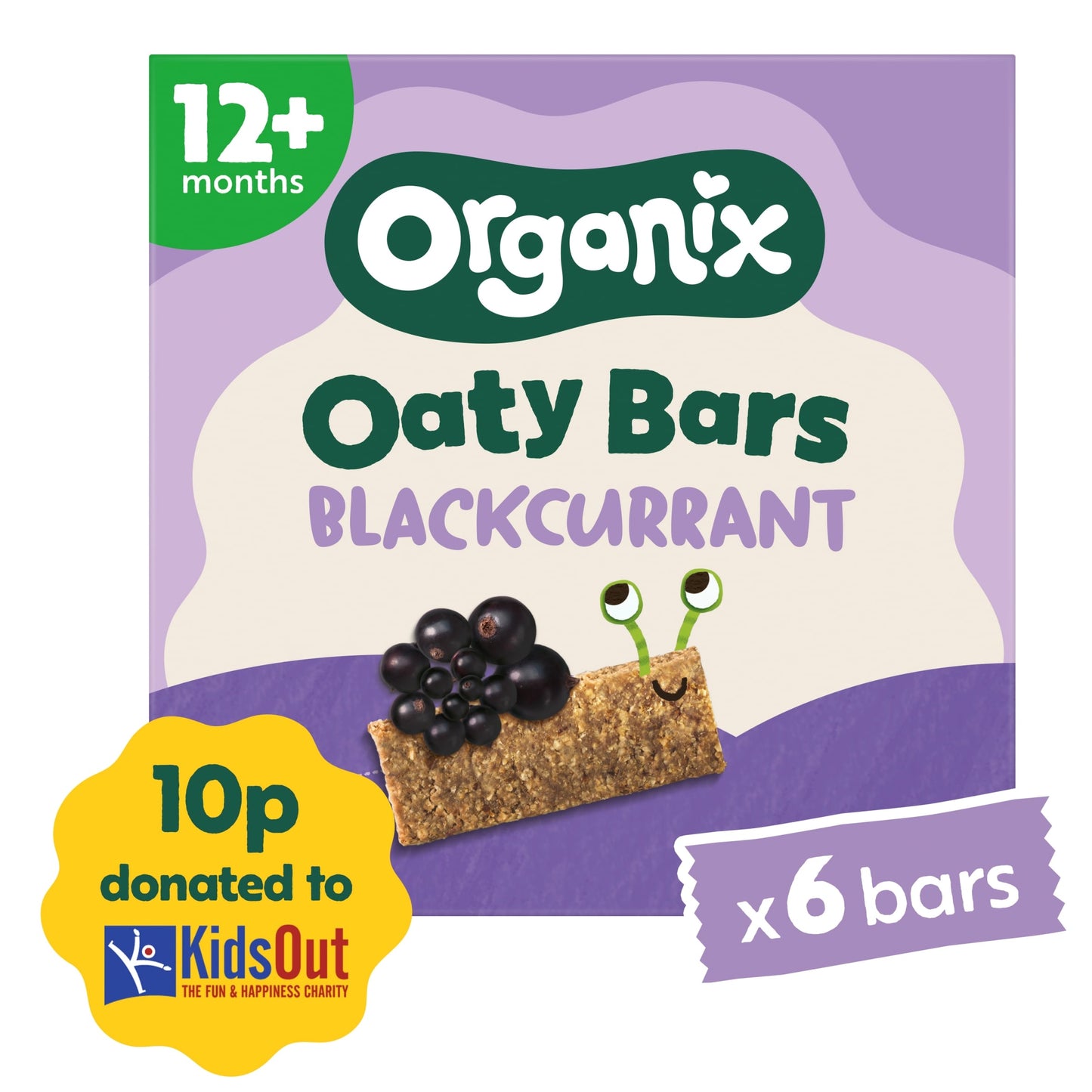 Organix Blackcurrant Soft Oaty Bars 6x23g — image 1
