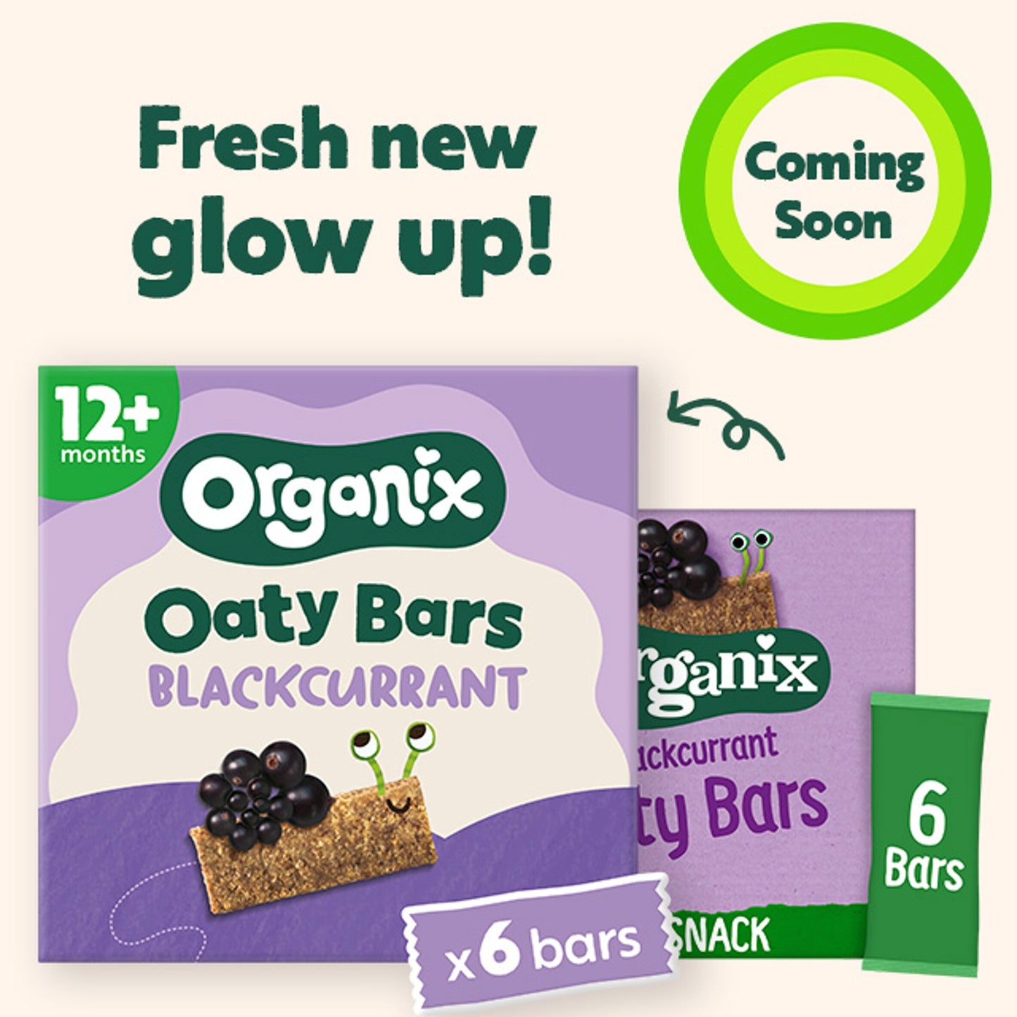 Organix Blackcurrant Soft Oaty Bars 6x23g — image 3